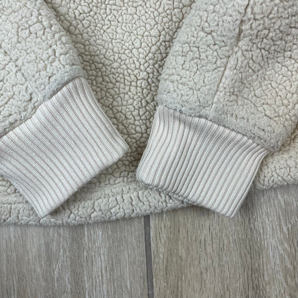 The North Face Cragmont Sherpa Fleece Jacket Womens Small Cream Full Zip Cozy - Picture 11 of 15